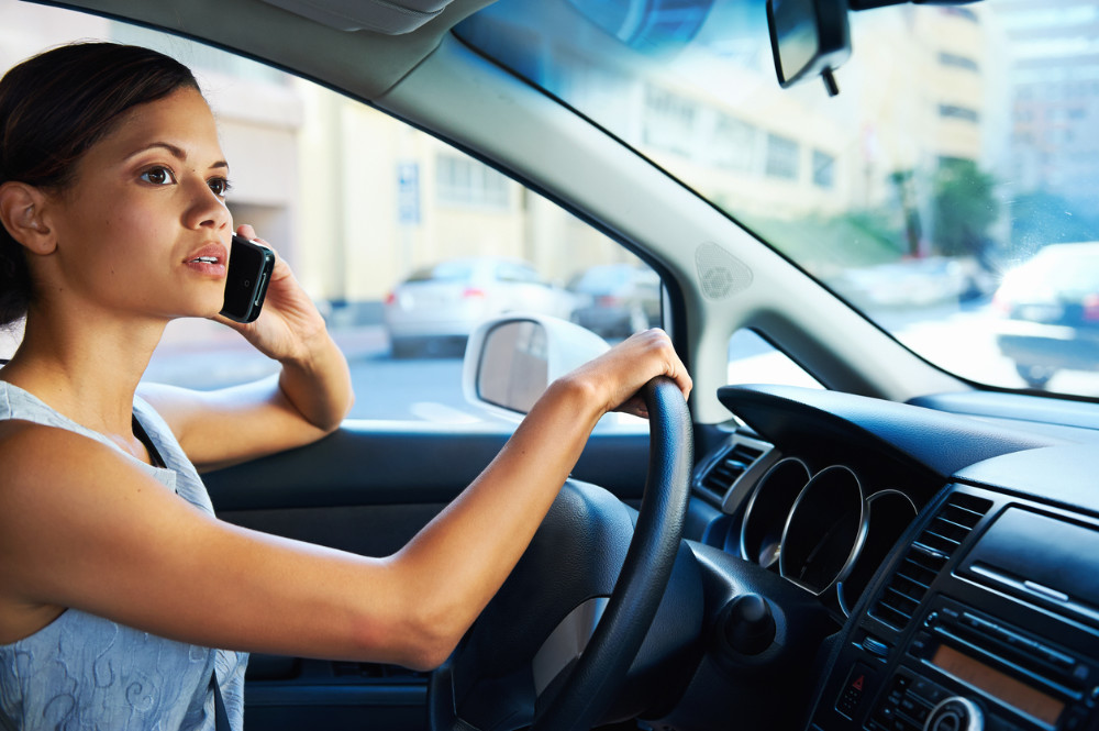 Drive Safely by avoiding cell phone use